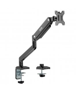 Stalinis laikiklis monitoriui, universalus Ergo Office, dujinė spyruoklė 17 "-35" 15kg, VESA 75x75 / 100x100, ER-445