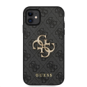 Case GUHCN614GMGGR Guess PU 4G Metal Logo Case for iPhone 11 Grey