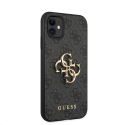 Case GUHCN614GMGGR Guess PU 4G Metal Logo Case for iPhone 11 Grey