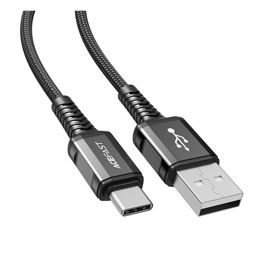 Кабель USB do USB-C 1.2м Acefast C1-04 (черный)