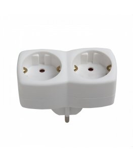 Electraline 55072 AC Adapteris 2 Vietīgs 16A 250v