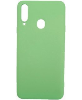 Evelatus Samsung Galaxy A20s Nano Silicone Case Soft Touch TPU Green