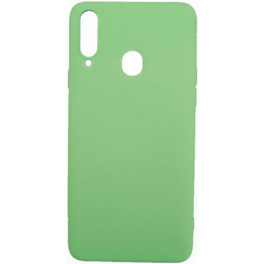 Evelatus Samsung Galaxy A20s Nano Silicone Case Soft Touch TPU Green
