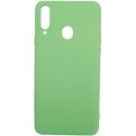 Evelatus Samsung Galaxy A20s Nano Silicone Case Soft Touch TPU Green