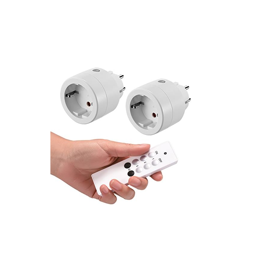 Electraline 48506 Bezvadu viedā adaptera komplekts ( 2 Radio Schuko rozete + 1pults) – 2