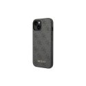 Guess Guess GUHCP14SG4GFGR iPhone 14 6.1" Zario/Grey Hard Case 4G Metal Gold Logo