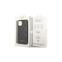 Guess Spėk GUHCP14SG4GFGR „iPhone 14 6,1" zario/pilkos spalvos kietas dėklas 4G Metal Auksinė Logotipas“