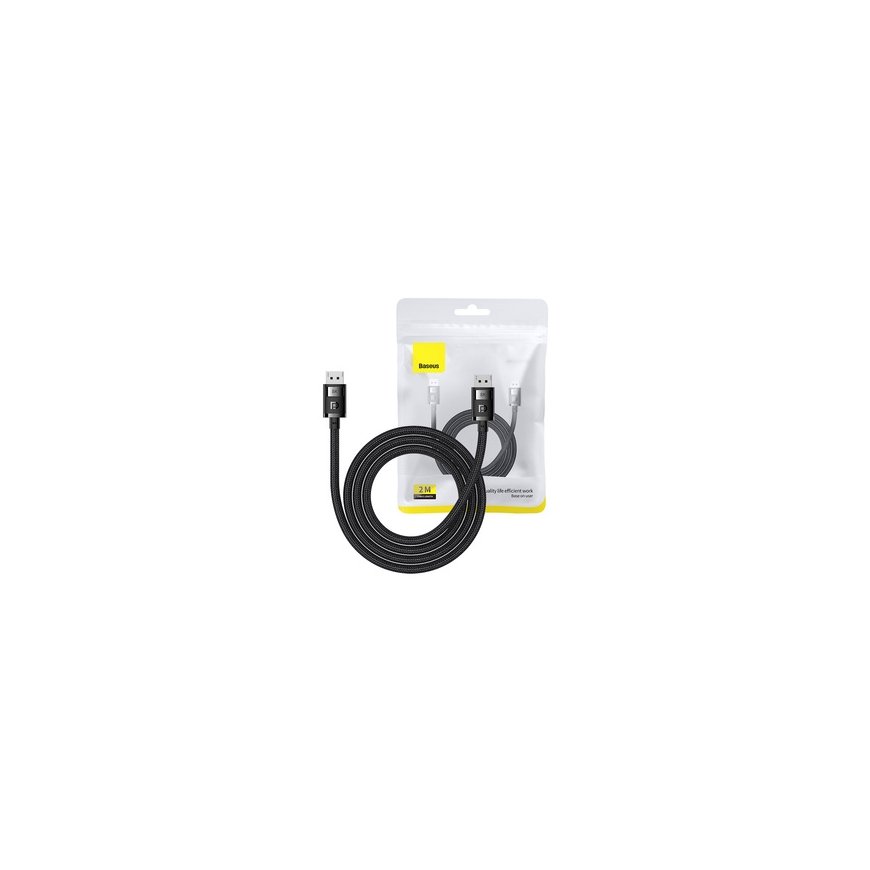DP 8K to DP 8K cable Baseus High Definition 2m (black) – 2