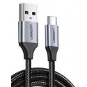 Nickel-plated USB-C cable QC3.0 UGREEN 2m with aluminum plug (Black) Nickel-plated USB-C cable QC3.0 UGREEN 2m with aluminum plug (Black)