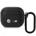 Dėklas BMW BMA322PVTK AirPods 3 gen cover juoda|juodas Leather Curved Line Dėklas BMW BMA322PVTK AirPods 3 gen cover juoda|juodas Leather Curved Line