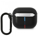 Dėklas BMW BMA322PVTK AirPods 3 gen cover juoda|juodas Leather Curved Line Dėklas BMW BMA322PVTK AirPods 3 gen cover juoda|juodas Leather Curved Line