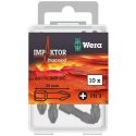 Screwdriver tip WERA 851/1 IMP DC PH3x25, 10 pcs. Screwdriver tip WERA 851/1 IMP DC PH3x25, 10 pcs.