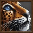 Beldizart Diamond painting set "Blue-eyed leopard" 30*30 cm AM4022 Beldizart Diamond painting set "Blue-eyed leopard" 30*30 cm AM4022