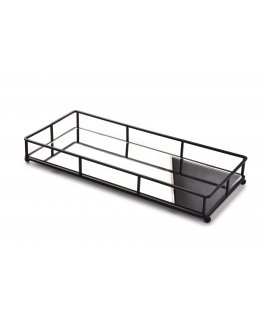 Mondex CEDRIC dekoratyvinis padėklas 36x16xh5cm - juodas