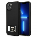 Karl Lagerfeld KLHCP13S3DKPK iPhone 13 mini 5.4" Black / Black Hard Case Ikonik Patch Karl Lagerfeld KLHCP13S3DKPK iPhone 13 mini 5.4" Black / Black Hard Case Ikonik Patch