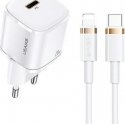 Usams T36 mini charger 1x USB-C 3 A (XFKXLOGTL02) Usams T36 mini charger 1x USB-C 3 A (XFKXLOGTL02)