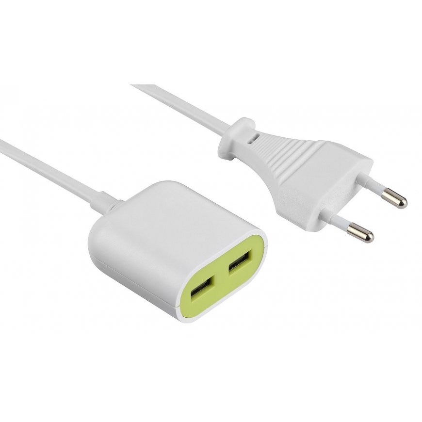 Electraline 500344 Tīkla lādētājs 2xUSB /