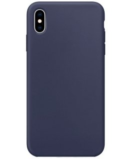 Evelatus Apple iPhone Xs Max Premium Soft Touch Silicone Case Midnight Blue