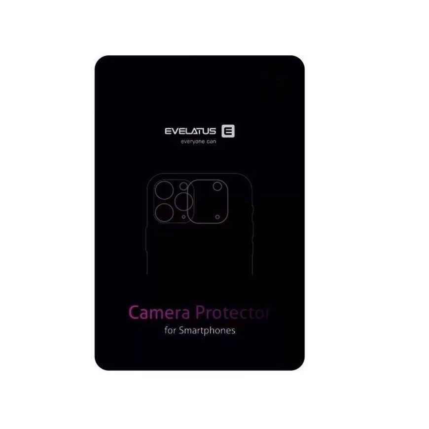 Evelatus Apple iPhone 14 Pro / 14 Pro Max Camera Lens Protector Armor Silver