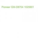 Pioneer GM-D8704 Pioneer GM-D8704