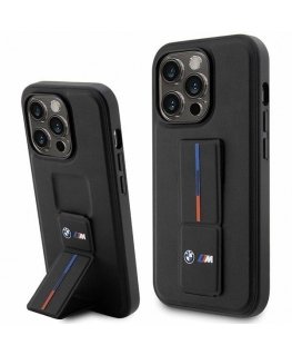 Case BMW BMHCP14L22GSLK iPhone 14 Pro 6.1" black/black hardcase Grip Hot Stamp