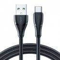 Cable USB Surpass / Type C / 3A / 1.2m Joyroom S-UC027A11 (black) Cable USB Surpass / Type C / 3A / 1.2m Joyroom S-UC027A11 (black)