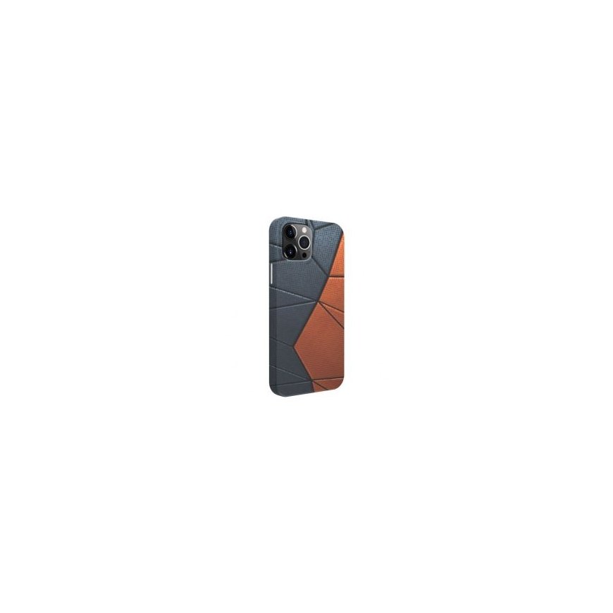 iLike Apple iPhone 12 Pro Max Cover Prowhite Customized Print Design Blue Red