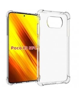 Evelatus Xiaomi Poco X3 / Poco X3 NFC / Poco X3 Pro Military Shockproof Silicone Case TPU Transparent