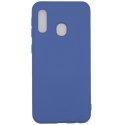 Evelatus Samsung Galaxy A20E Nano Silicone Case Soft Touch TPU Dark Blue