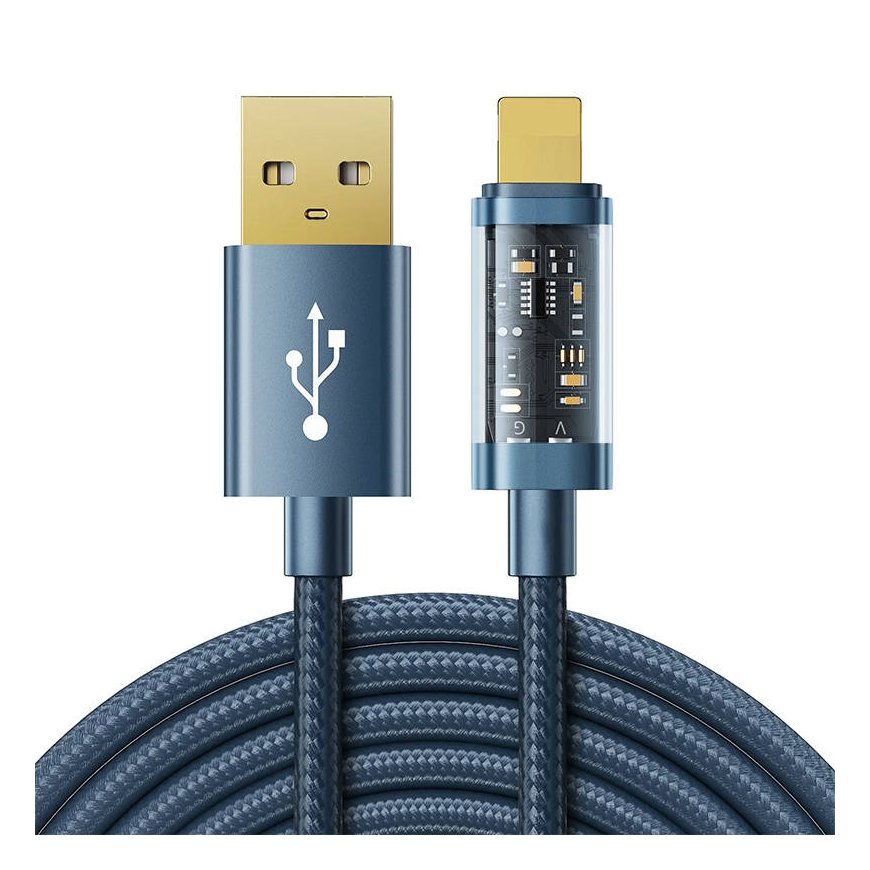 Data Cable to USB-A / Lightning / 2.4A / 2m Joyroom S-UL012A20 (blue)