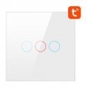 Smart Light Switch WiFi Avatto TS02-EU-W3 3 Way TUYA (white) Smart Light Switch WiFi Avatto TS02-EU-W3 3 Way TUYA (white)