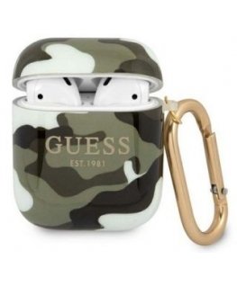 Guess Apple AirPods 1/2 Camo Collection Green
