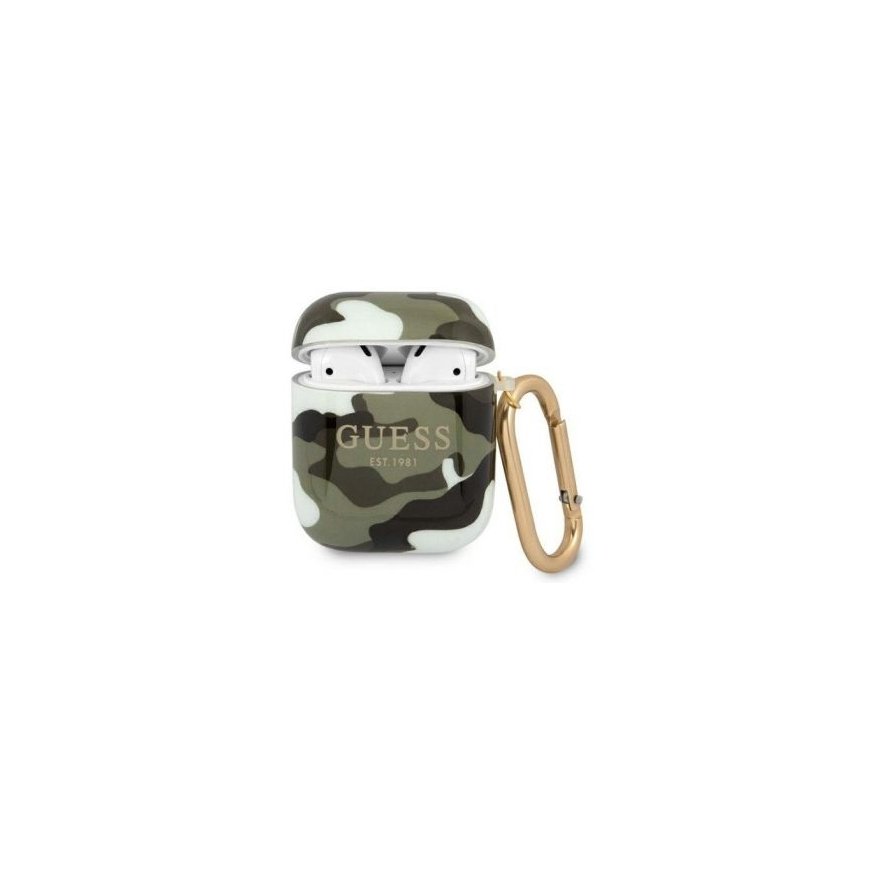Guess Apple AirPods 1/2 Camo Collection Green