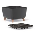 Prosperplast div class"int_ce_html"GRACIA SQUARE flower pot - anthracite/div Prosperplast div class"int_ce_html"GRACIA SQUARE flower pot - anthracite/div