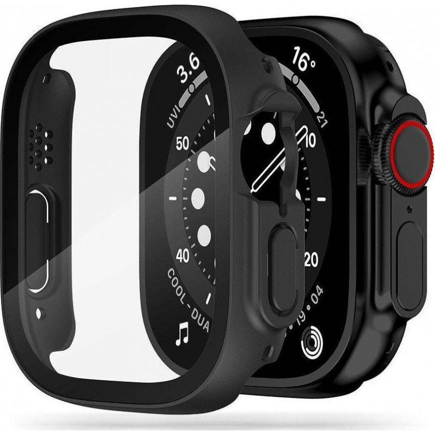 Smart watch Apple screen frame Tech Protect, Black, 49mm – 3