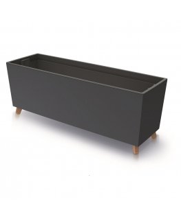 Prosperplast div class"int_ce_html"URBI CASE flower pot - anthracite/div
