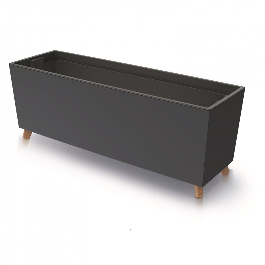 Prosperplast div class"int_ce_html"URBI CASE flower pot - anthracite/div