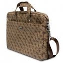 Guess Saffiano 4G Triangle Logo Computer Bag 16" Brown Guess Saffiano 4G Triangle Logo Computer Bag 16" Brown