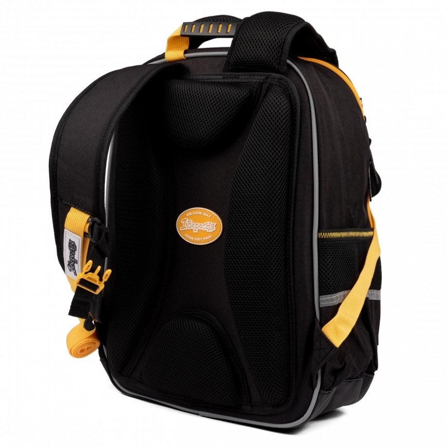 YES Backpack S-105 "Maxdrift", black/yellow – 4