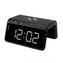 Evelatus - Evelatus Wireless Charging Clock WCC01BK Black Evelatus - Evelatus Wireless Charging Clock WCC01BK Black