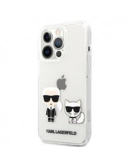 Karl Lagerfeld case for iPhone 13 Pro Max 6.7" KLHCP13XCKTR hard case transparent Karl & Choupette
