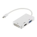 Extra Digital Adapteris mini DisplayPort į HDMI, DVI, VGA Extra Digital Adapteris mini DisplayPort į HDMI, DVI, VGA