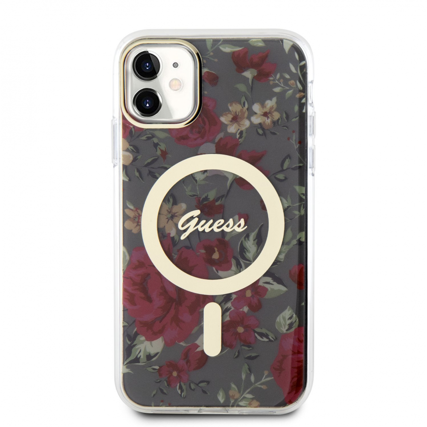 GUESS Case Guess PC|TPU Flowers IML