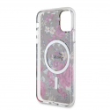 Case Guess PC|TPU Flowers IML MagSafe Compatible Case for iPhone 11 Khaki Case Guess PC|TPU Flowers IML MagSafe Compatible Case for iPhone 11 Khaki