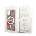 Case Guess PC|TPU Flowers IML MagSafe Compatible Case for iPhone 11 Khaki Case Guess PC|TPU Flowers IML MagSafe Compatible Case for iPhone 11 Khaki