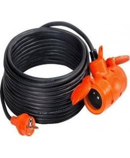 POLSKA ELEKTROS pratęsimo laidas RR PS-200G IP44 / 3 * 1,5 / 10M 2GS CE