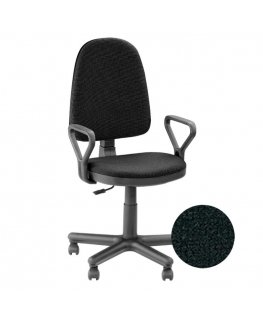 Office chair NOWY STYL PRESTIGE GTP, with armrests, black