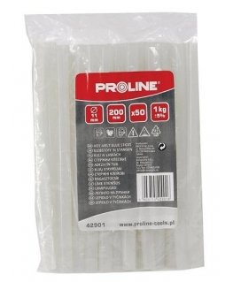 Proline Pro-Line gluing posts 11 mm x 200 mm transparent 50 pcs 1kg 42901