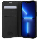 Dėklas Karl Lagerfeld Apple iPhone 14 Pro Max 6.7 Saffiano Karl&Choupette bookcase Sidabrinis Dėklas Karl Lagerfeld Apple iPhone 14 Pro Max 6.7 Saffiano Karl&Choupette bookcase Sidabrinis
