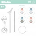 BEABA DRINKS WITH STRAW, 250 AND 300 ML, SPARE SET